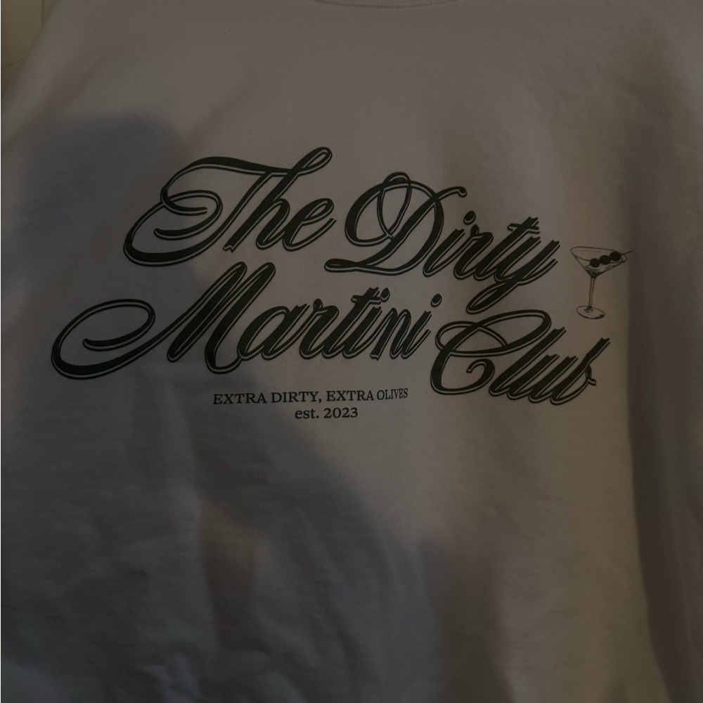White Graphic Sweatshirt - Picture 2 of 4